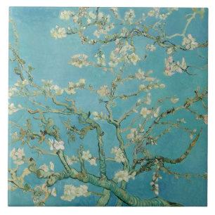 Vincent van Gogh - Almond tree in blossom Tile