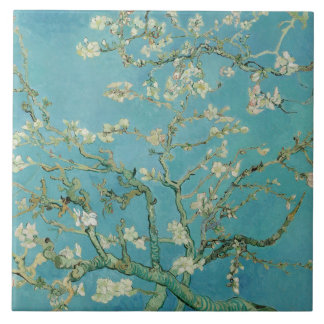 Vincent van Gogh - Almond tree in blossom Tile