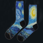 Vincent Van Gogh  / art collection Socks<br><div class="desc">Vincent Van Gogh's The Starry Night (1889). Famous painting,  original from Wikimedia Commons.</div>
