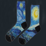 Vincent Van Gogh  / art collection Socks<br><div class="desc">Vincent Van Gogh's The Starry Night (1889). Famous painting,  original from Wikimedia Commons.</div>