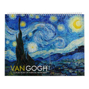 Vincent Van Gogh Artist Vintage Fine Art Calendar