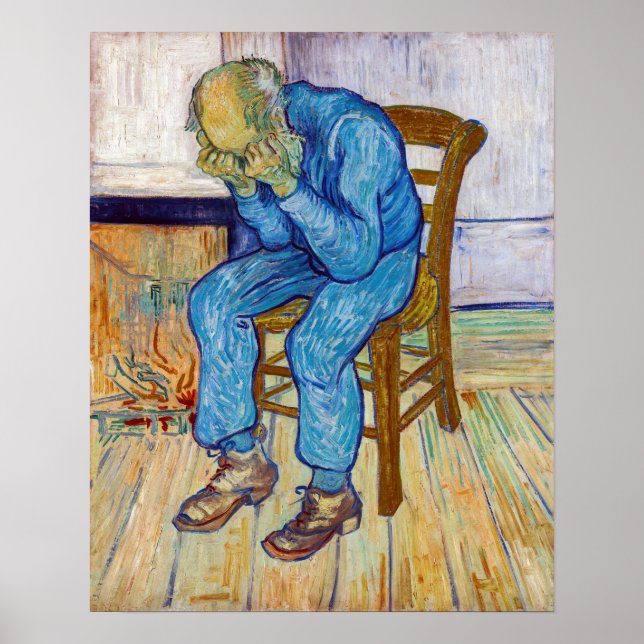 Vincent van Gogh - At Eternity's Gate Poster (Front)