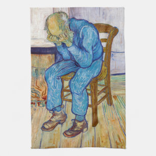 Vincent van Gogh - At Eternity's Gate Tea Towel