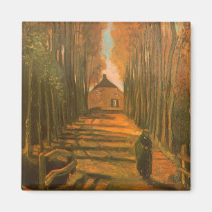 Vincent van Gogh - Avenue of Poplars in Autumn Magnet
