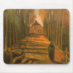 Vincent van Gogh - Avenue of Poplars in Autumn Mouse Mat