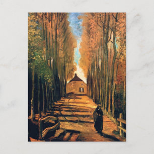 Vincent Van Gogh - Avenue Of Poplars In Autumn Postcard