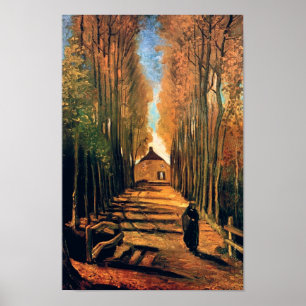 Vincent Van Gogh - Avenue Of Poplars In Autumn Poster