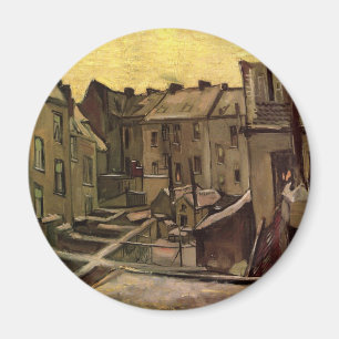 Vincent van Gogh, Backyards of Old Houses, Antwerp Magnet