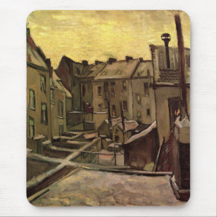 Vincent van Gogh, Backyards of Old Houses, Antwerp Mouse Mat