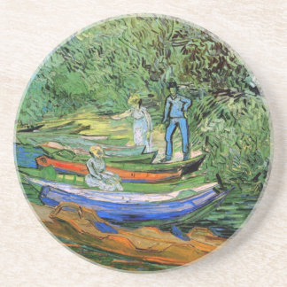 Vincent van Gogh - Bank of the Oise at Auvers Coaster