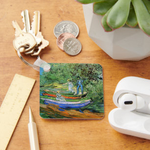 Vincent van Gogh - Bank of the Oise at Auvers Key Ring