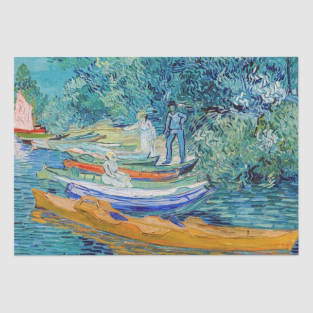 Vincent van Gogh - Bank of the Oise at Auvers Tissue Paper (Front)