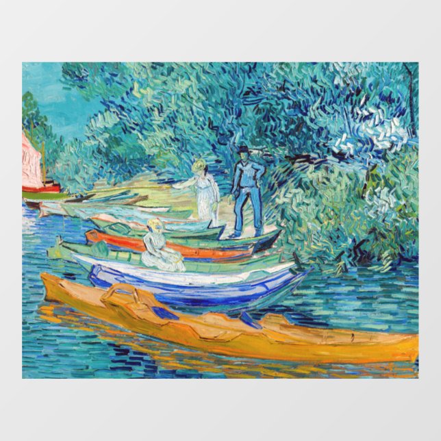 Vincent van Gogh - Bank of the Oise at Auvers Window Cling (Sheet)