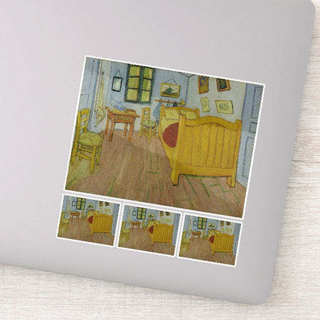 Vincent Van Gogh, Bedroom in Arles, 1st Version (Detail)