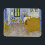 Vincent Van Gogh, Bedroom in Arles, 3rd Version Magnet<br><div class="desc">Vincent Van Gogh - Slaapkamer te Arles,  Bedroom in Arles,  Third Version,  1988.</div>