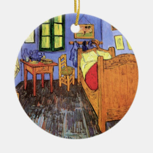 Vincent Van Gogh - Bedroom In Arles Fine Art Ceramic Tree Decoration