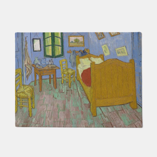 Vincent Van Gogh Bedroom Painting Doormat (Front)