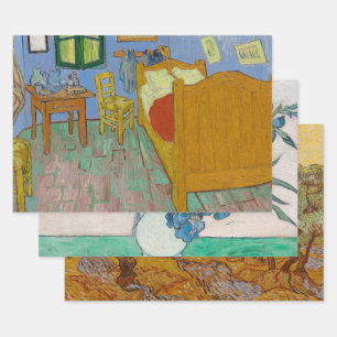 Vincent Van Gogh Bedroom Painting Wrapping Paper Sheet