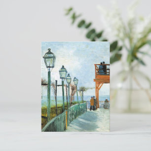 Vincent van Gogh - Belvedere Overlooking Montmarte Postcard