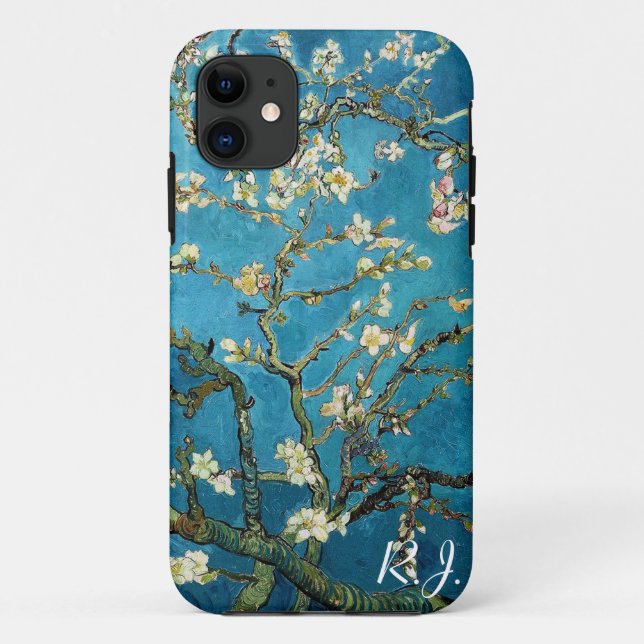 Vincent van Gogh, Blossoming Almond Tree Case-Mate iPhone Case (Back)