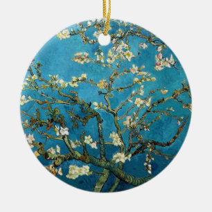Vincent van Gogh, Blossoming Almond Tree Ceramic Tree Decoration