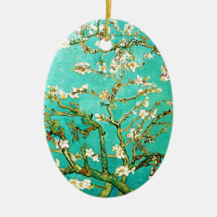 Vincent van Gogh Blossoming Almond Tree Ceramic Tree Decoration