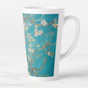 Vincent van Gogh Blossoming Almond Tree enhan Latte Mug