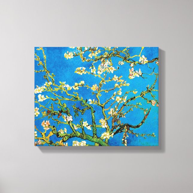 Vincent Van Gogh - Blossoming Almond Tree Fine Art Canvas Print (Front)