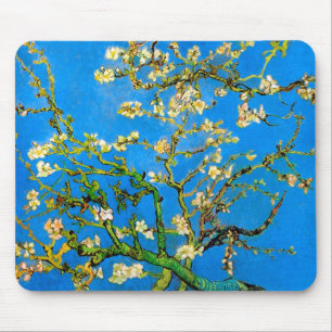 Vincent Van Gogh - Blossoming Almond Tree Fine Art Mouse Mat