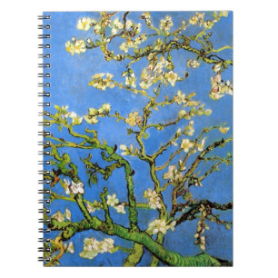 Vincent Van Gogh - Blossoming Almond Tree Fine Art Notebook