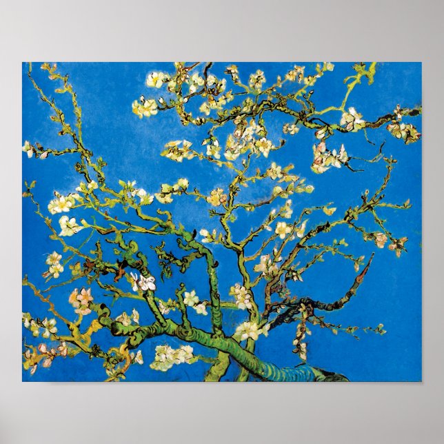 Vincent Van Gogh - Blossoming Almond Tree Fine Art Poster (Front)