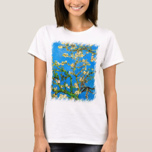 Vincent Van Gogh - Blossoming Almond Tree Fine Art T-Shirt