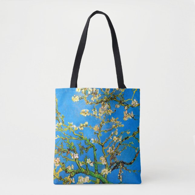 Vincent Van Gogh - Blossoming Almond Tree Fine Art Tote Bag (Front)