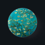 Vincent Van Gogh Blossoming Almond Tree Floral Art 3 Cm Round Badge<br><div class="desc">Vincent Van Gogh Blossoming Almond Tree Vintage Floral Art Blossoming Almond Tree is an 1890 painting by Dutch post-impressionist artist Vincent van Gogh. Almond Blossoms is a group of several paintings made in 1888 and 1890 by Vincent van Gogh in Arles and Saint-Rémy, southern France of blossoming almond trees. Flowering...</div>