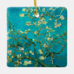 Vincent Van Gogh Blossoming Almond Tree Floral Art Ceramic Ornament<br><div class="desc">Vincent Van Gogh Blossoming Almond Tree Vintage Floral Art Blossoming Almond Tree is an 1890 painting by Dutch post-impressionist artist Vincent van Gogh. Almond Blossoms is a group of several paintings made in 1888 and 1890 by Vincent van Gogh in Arles and Saint-Rémy, southern France of blossoming almond trees. Flowering...</div>