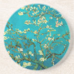 Vincent Van Gogh Blossoming Almond Tree Floral Art Coaster<br><div class="desc">Vincent Van Gogh Blossoming Almond Tree Vintage Floral Art Blossoming Almond Tree is an 1890 painting by Dutch post-impressionist artist Vincent van Gogh. Almond Blossoms is a group of several paintings made in 1888 and 1890 by Vincent van Gogh in Arles and Saint-Rémy, southern France of blossoming almond trees. Flowering...</div>