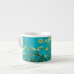 Vincent Van Gogh Blossoming Almond Tree Floral Art Espresso Cup