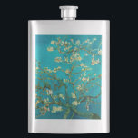 Vincent Van Gogh Blossoming Almond Tree Floral Art Hip Flask<br><div class="desc">Vincent Van Gogh Blossoming Almond Tree Vintage Floral Art Blossoming Almond Tree is an 1890 painting by Dutch post-impressionist artist Vincent van Gogh. Almond Blossoms is a group of several paintings made in 1888 and 1890 by Vincent van Gogh in Arles and Saint-Rémy, southern France of blossoming almond trees. Flowering...</div>