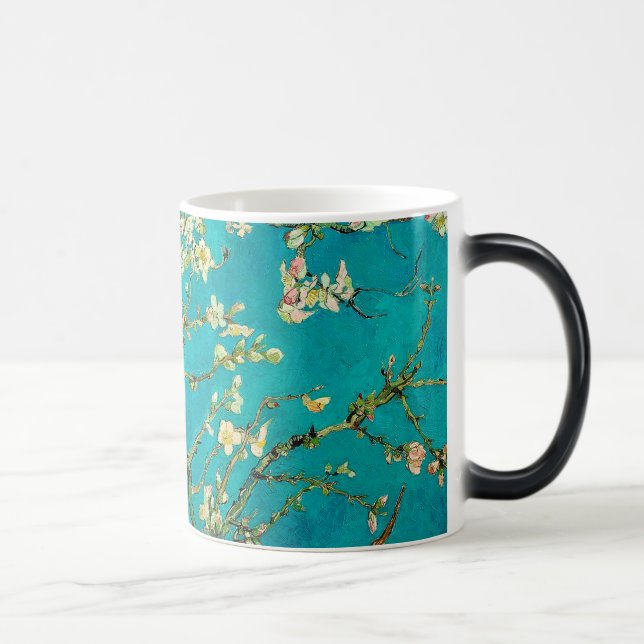 Vincent Van Gogh Blossoming Almond Tree Floral Art Magic Mug (Right)