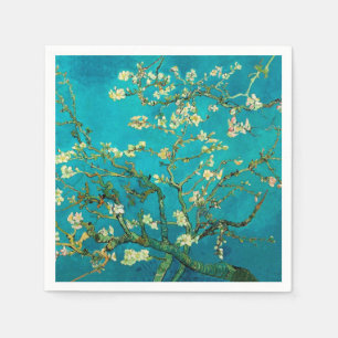 Vincent Van Gogh Blossoming Almond Tree Floral Art Napkin