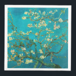 Vincent Van Gogh Blossoming Almond Tree Floral Art Napkin<br><div class="desc">Vincent Van Gogh Blossoming Almond Tree Vintage Floral Art Blossoming Almond Tree is an 1890 painting by Dutch post-impressionist artist Vincent van Gogh. Almond Blossoms is a group of several paintings made in 1888 and 1890 by Vincent van Gogh in Arles and Saint-Rémy, southern France of blossoming almond trees. Flowering...</div>