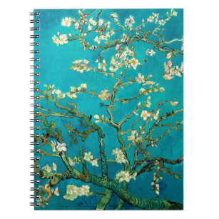Vincent Van Gogh Blossoming Almond Tree Floral Art Notebook