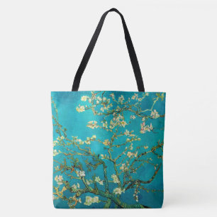 Vincent Van Gogh Blossoming Almond Tree Floral Art Tote Bag