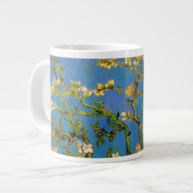 Vincent van Gogh - Blossoming Almond Tree Large Coffee Mug (Front Left)
