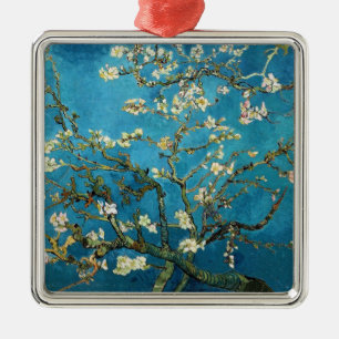 Vincent van Gogh, Blossoming Almond Tree Metal Tree Decoration