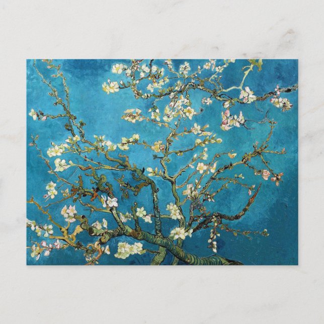 Vincent van Gogh, Blossoming Almond Tree Postcard (Front)