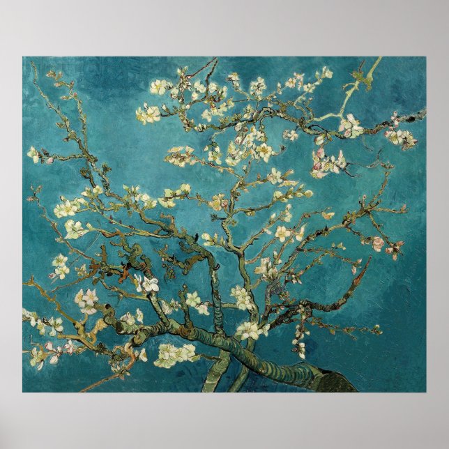 Vincent Van Gogh -  Blossoming Almond Tree Poster (Front)