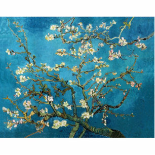 Vincent van Gogh, Blossoming Almond Tree Standing Photo Sculpture