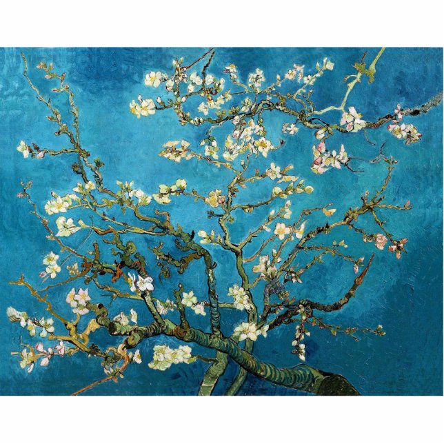 Vincent van Gogh, Blossoming Almond Tree Standing Photo Sculpture (Front)