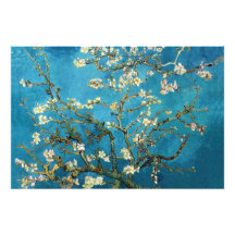 Vincent van Gogh, Blossoming Almond Tree. Vintage